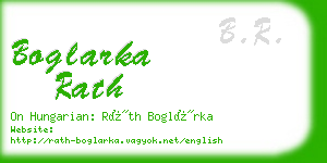 boglarka rath business card